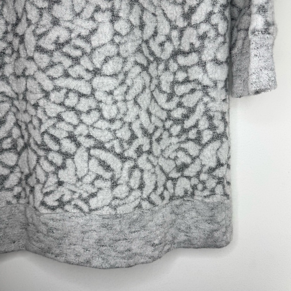 LOU & GREY Leopard Print Plush Textured Sweater Dress Women’s MED Cozy Active - Picture 4 of 6